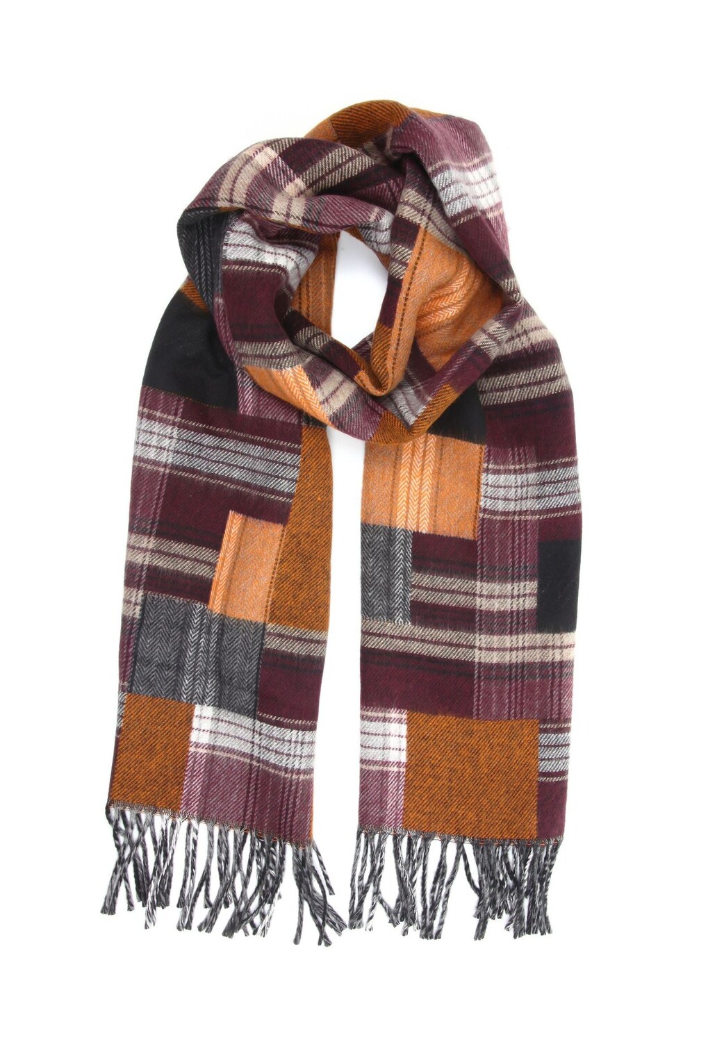 

Итальянский шарф Claire Made in Italy Collezione alessandro, бордовый