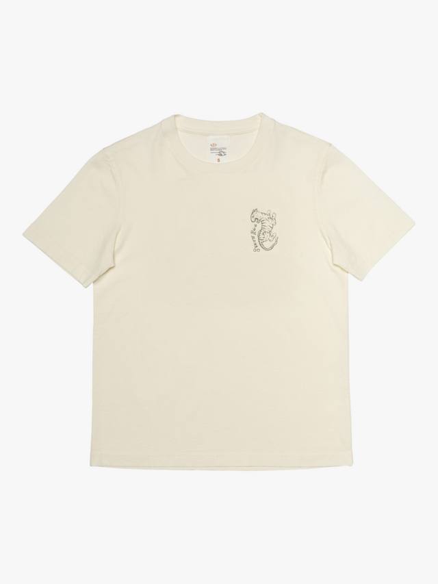 

Футболка Joni Wrong Place Wrong Time из хлопка Nudie Jeans, Off White