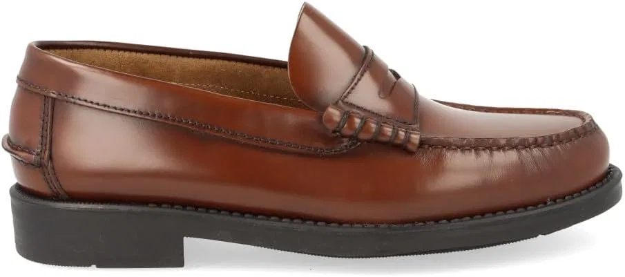 Мужские кожаные испанские туфли Edward's с резиновой подошвой, модель 1001, Leather