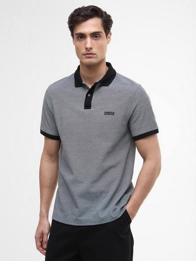 

Футболка-поло Morley Oxford Barbour, Black/Whisper White