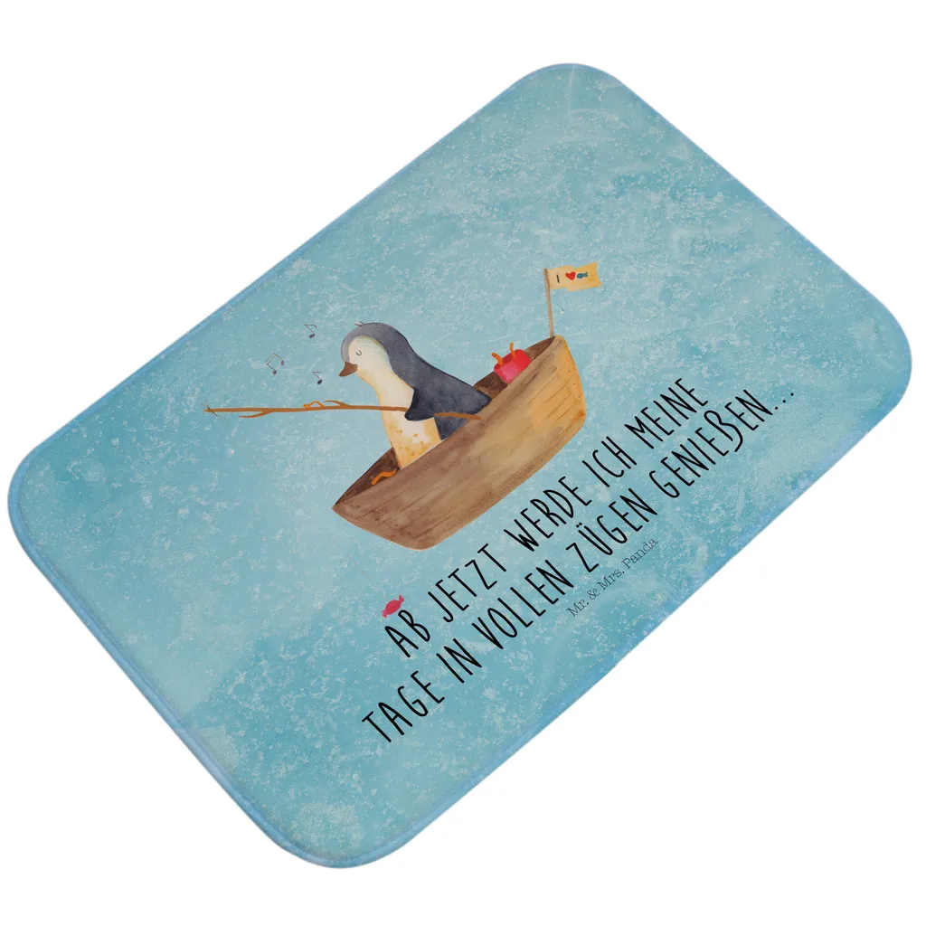 

Коврик для ванной Mr. & Mrs. Panda, синий