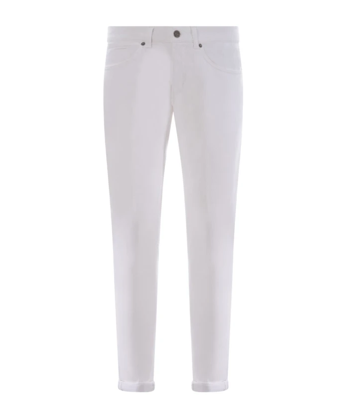 

Джинсы George зауженного кроя из белой эластичной ткани Dondup, белый