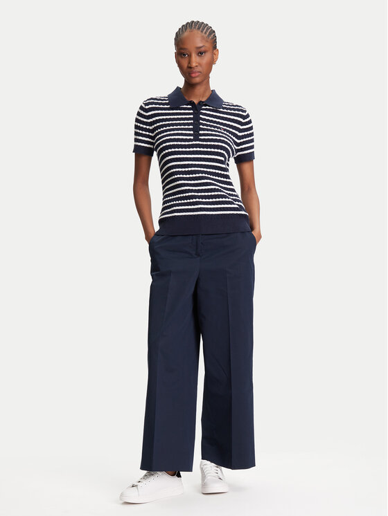 Свитер обычного кроя Fine WW0WW41474 Tommy Hilfiger, синий — фото 2