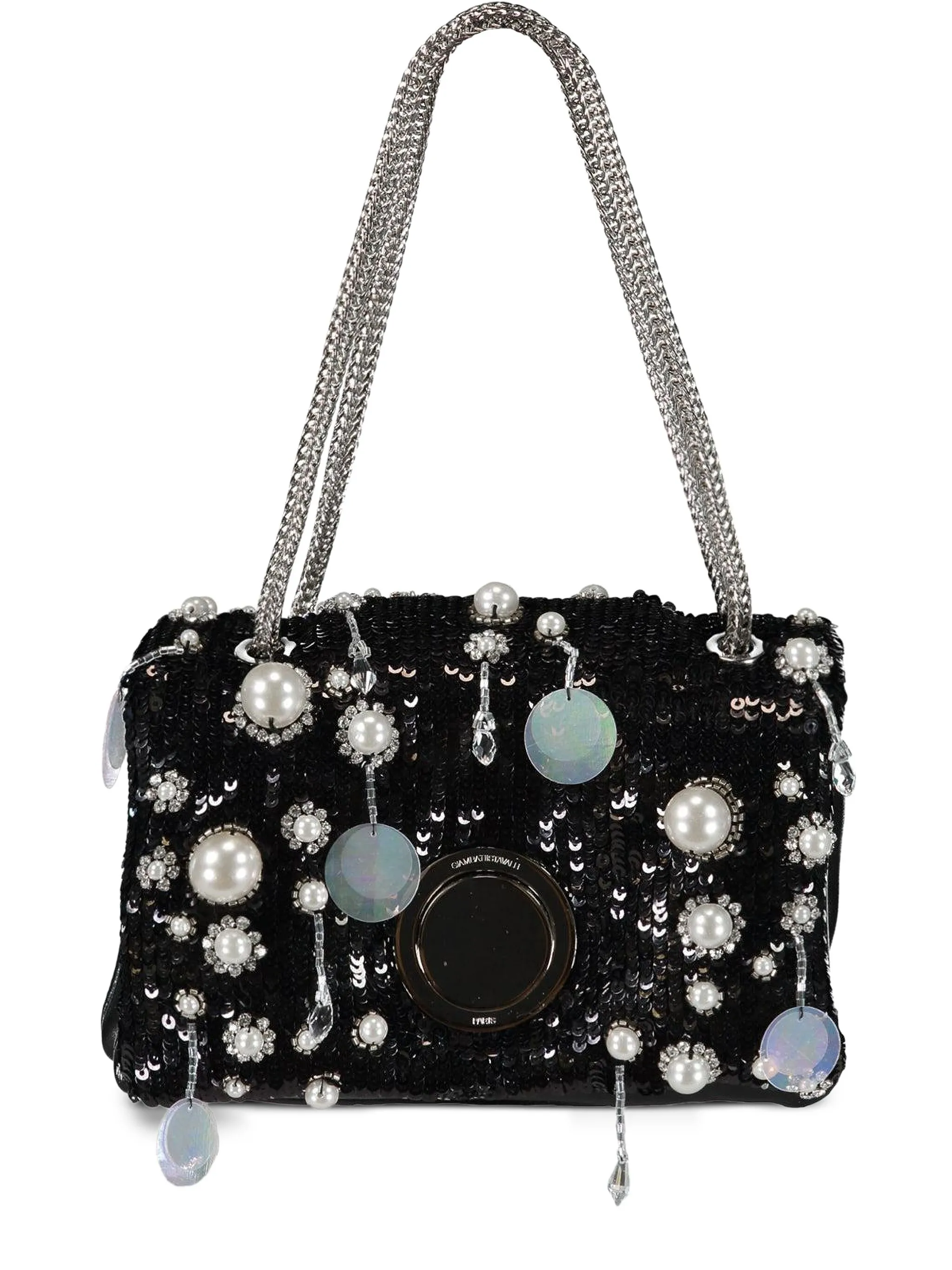 

Мини-сумка через плечо с подушкой безопасности Giambattista Valli, черный