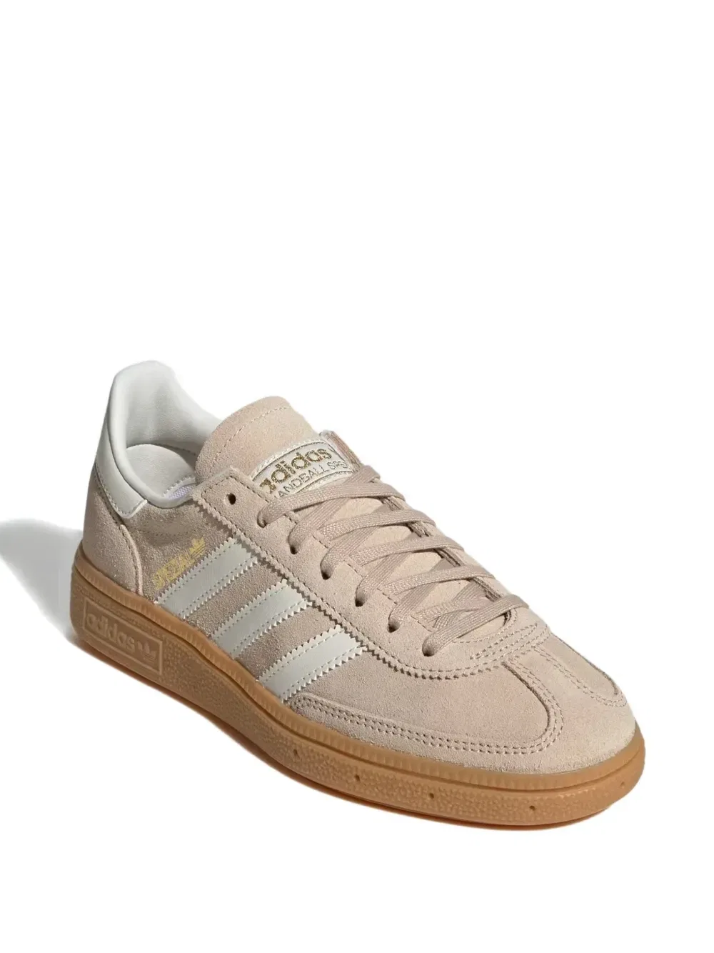 Кроссовки Handball Spezial в полоску Adidas Kids, бежевый