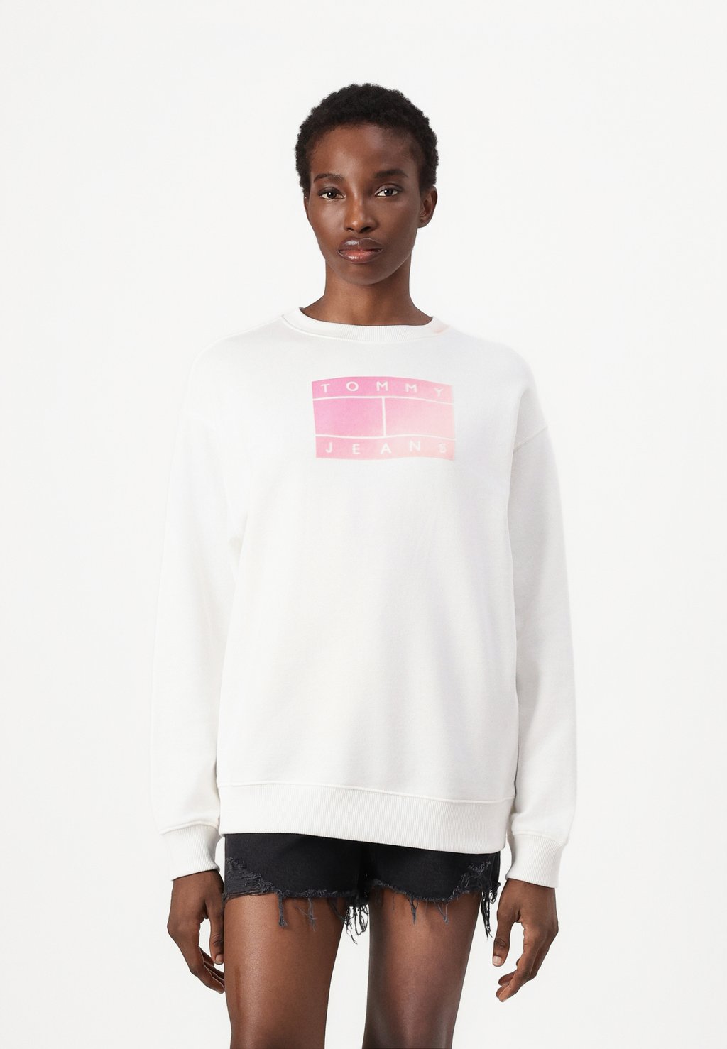 

Толстовка GRADIENT FLAG CREW Tommy Jeans, кремовый