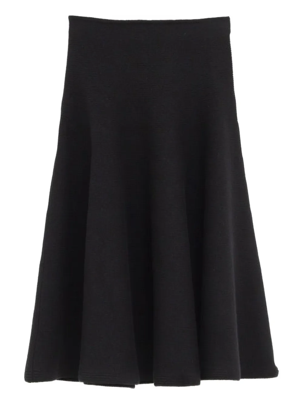 

Миди-юбка силуэта "А-силуэт" Alaïa, черный