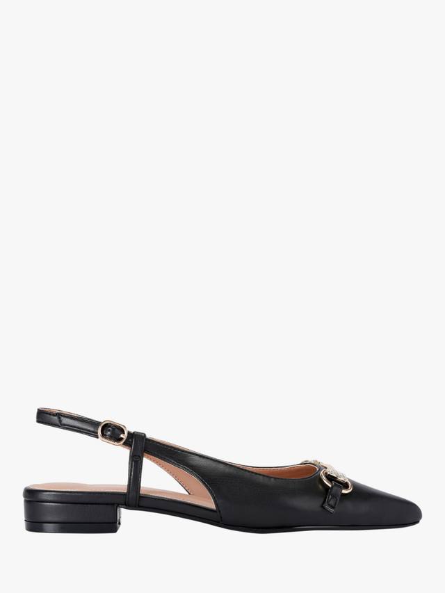 Валентина остроконечные лоферы на ремешке Carvela, Black