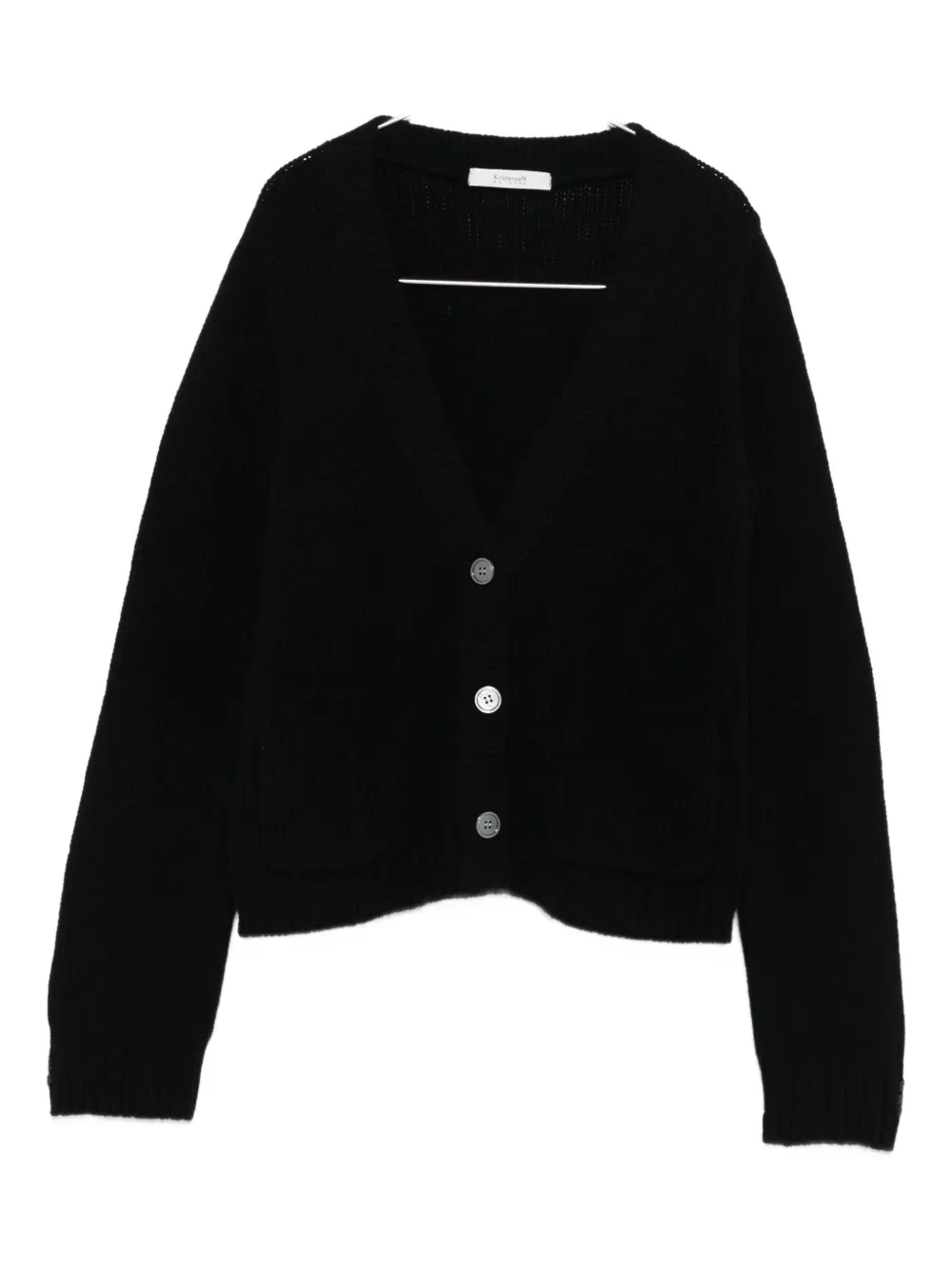 

Вязаный кардиган с V-образным вырезом Kristensen Du Nord, черный