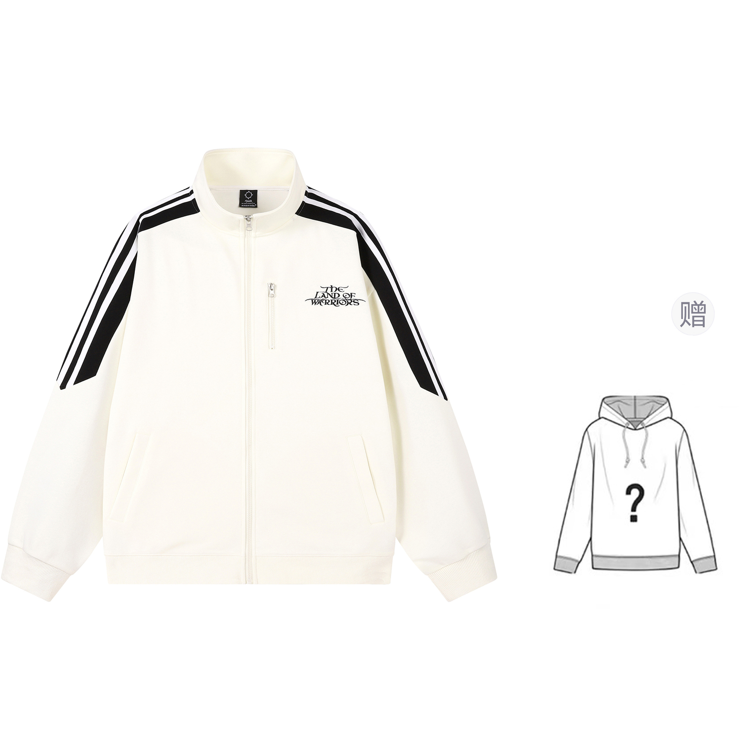 

DOKI Куртка Unisex, Ecru (Comes with Sweatshirt)
