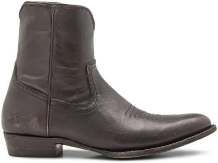 

Мужские ботинки Frye Austin Inside Zip - стильная, прочная кожаная обувь с амортизирующей стелькой для комфорта и боковой застежкой-молнией, ковбойский стиль, черный