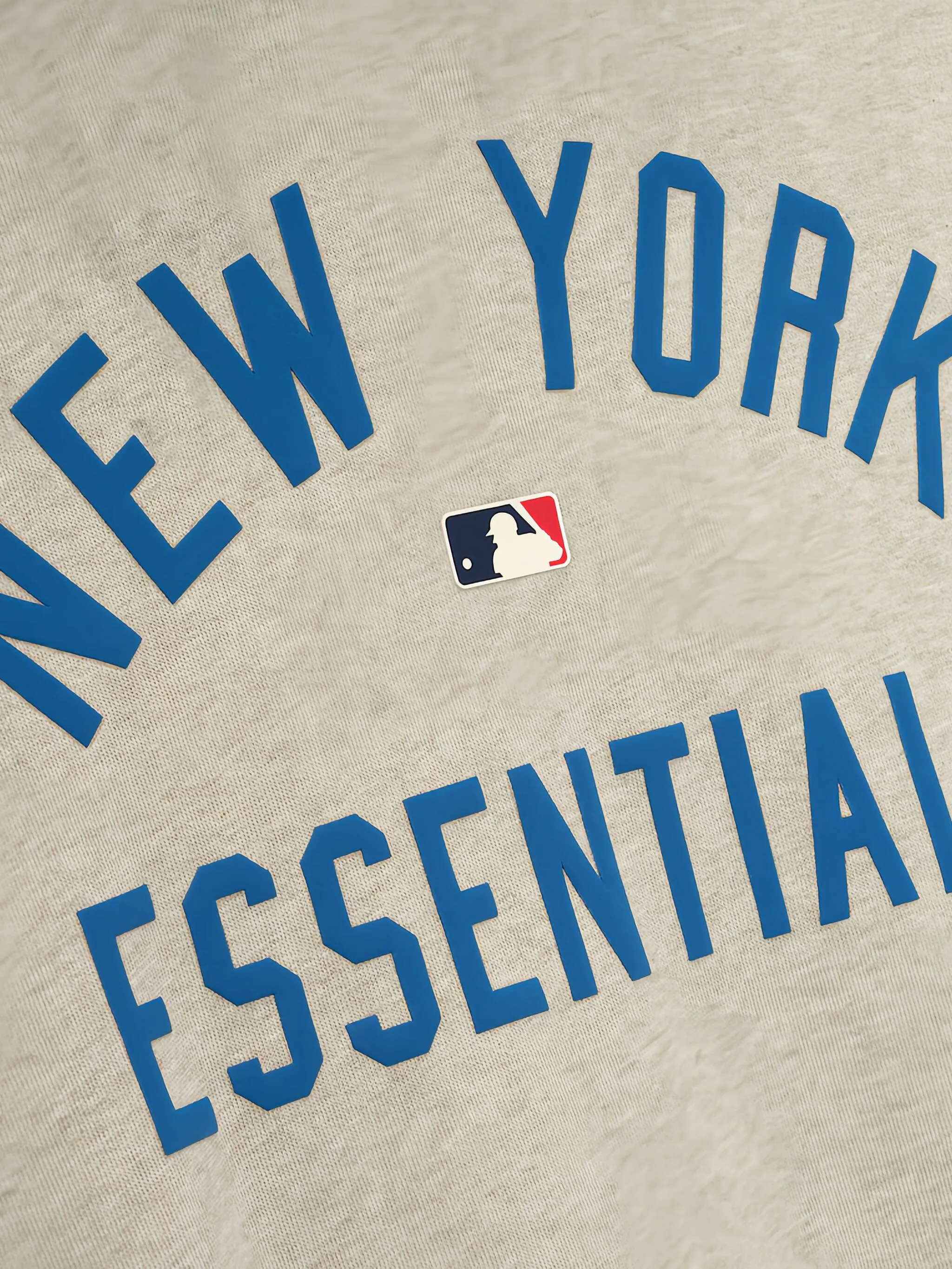 Худи Mets из коллаборации с MLB Fear Of God Essentials, серый — фото 3