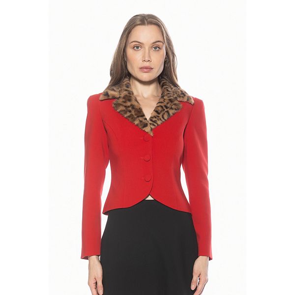 

Женский приталенный блейзер Sabrina Alexia Admor, Red