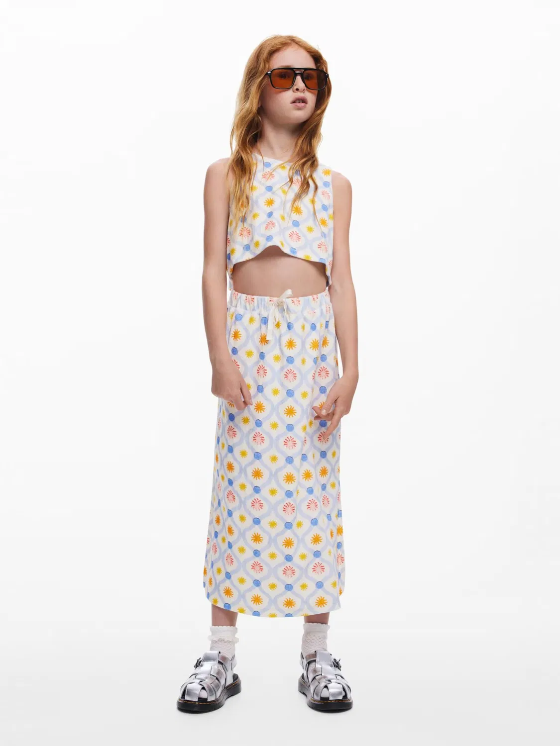 Топ Desigual Top, мультиколор — фото 4