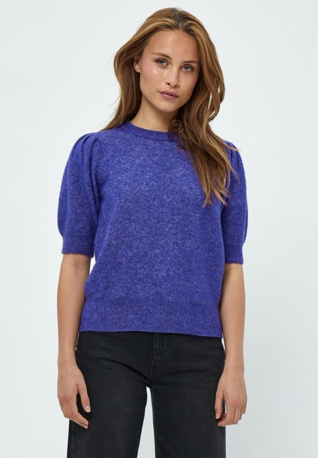 

Футболка с принтом MIDITTA KNIT TEE Minus, цвет Mottled Dark Blue