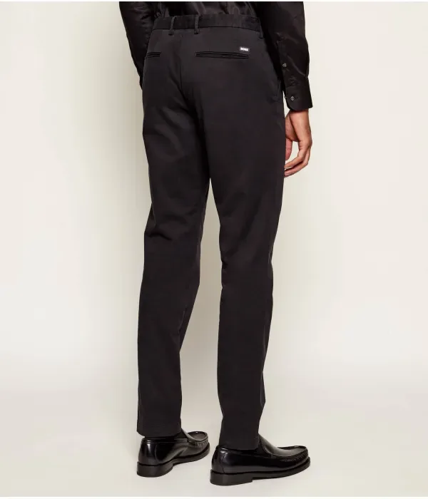 Брюки чинос Kaito1 slim fit Boss, черный — фото 4