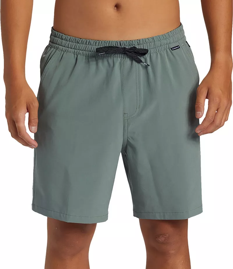 

Мужские гибридные шорты Quiksilver Taxer Amphibian 18 дюймов, цвет Sea Spray