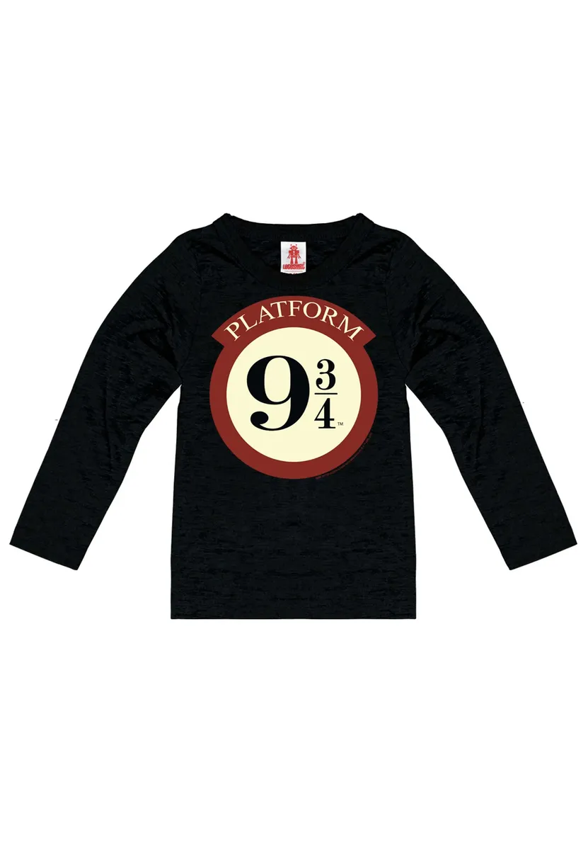 

Рубашка с длинными рукавами LOGOSHIRT "Гарри Поттер" с лицензионным дизайном, черный