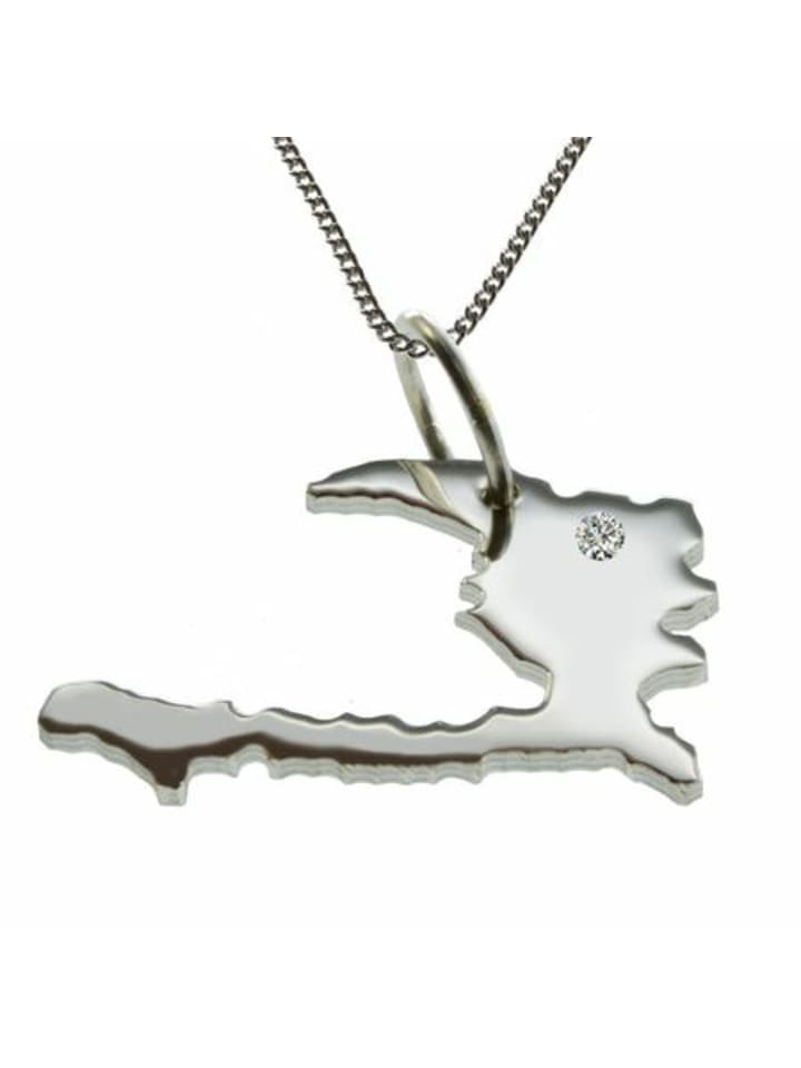 

Schmuckador Цепочка 50 см + Гаити с бриллиантом из серебра 925 пробы