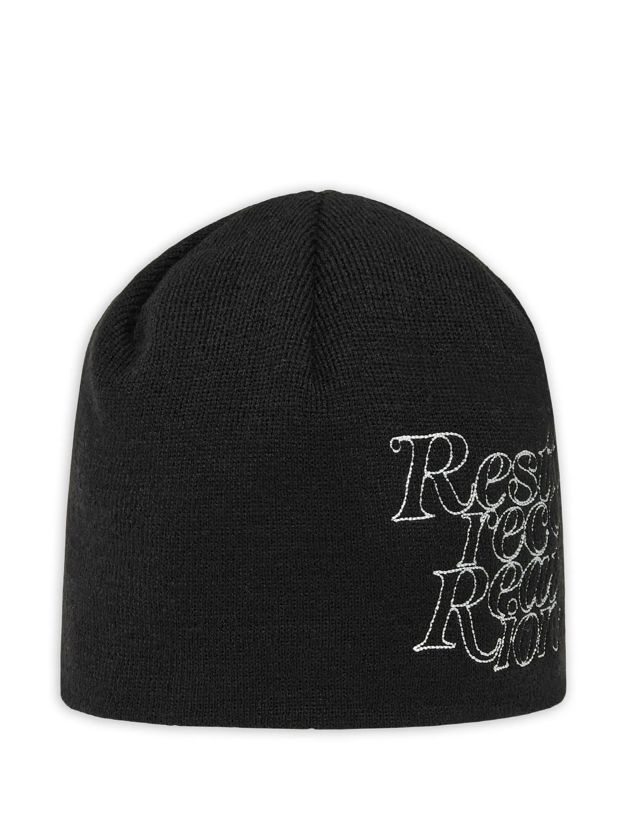 

Шапка бини с вышитым логотипом Rest&Recreation, черный