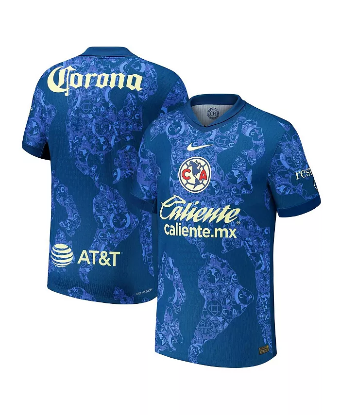 

Мужская голубая выездная автентичная футболка Club America 2024/25 Nike