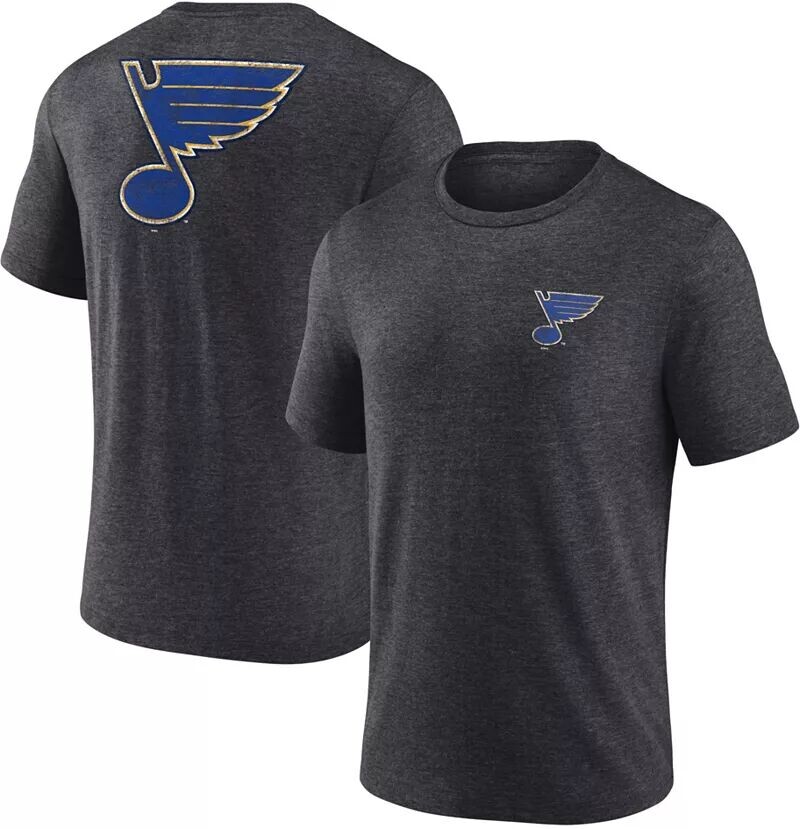 

Серая футболка с нашивкой на плече NHL St. Louis Blues