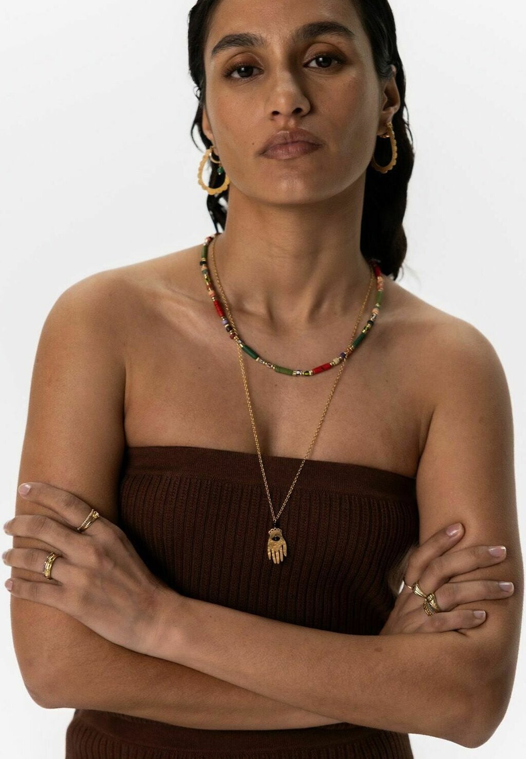 

Топ BANDEAU Sissy-Boy, темно-коричневый