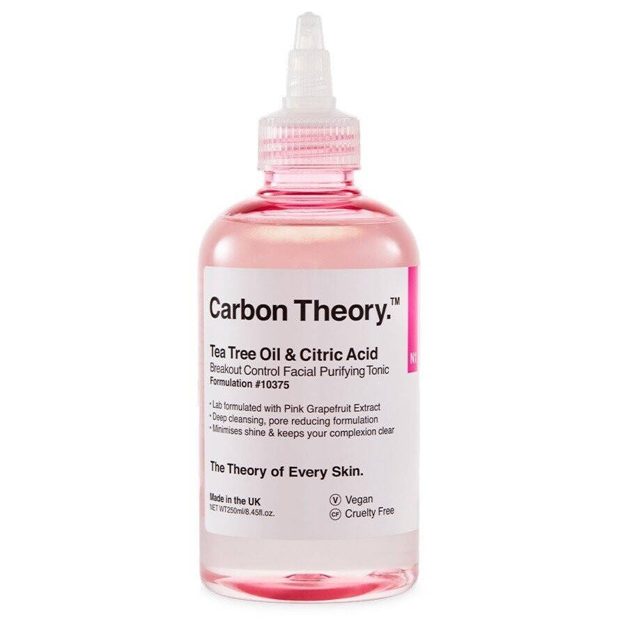 

Carbon Theory Tea Tree Oil & Citric Acid, Тоник для глубокого очищения проблемной кожи, 250 мл
