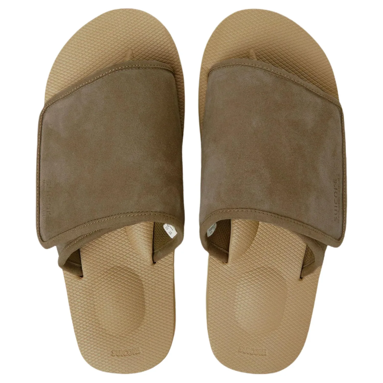 Сланцы мужские Rubber Foam Outsole Rubber Abrasion Resistant Suicoke, бежевый — фото 4