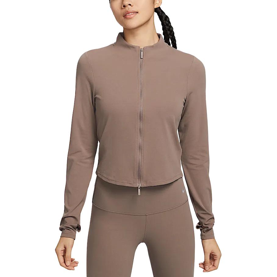 

Nike Женская куртка ZenvyDri Fit SS25, Mink Brown/White