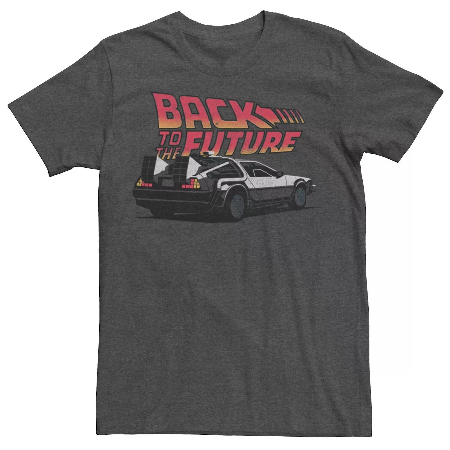 

Мужская ретро винтажная футболка Delorean «Назад в будущее» Licensed Character