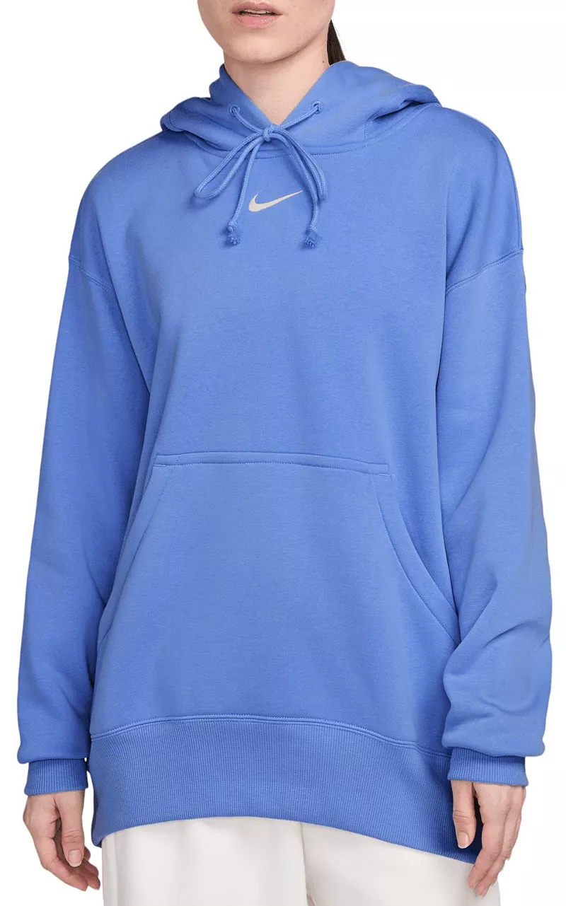

Женский свободный пуловер с капюшоном из флиса Nike Sportswear Phoenix, цвет Royal Pulse