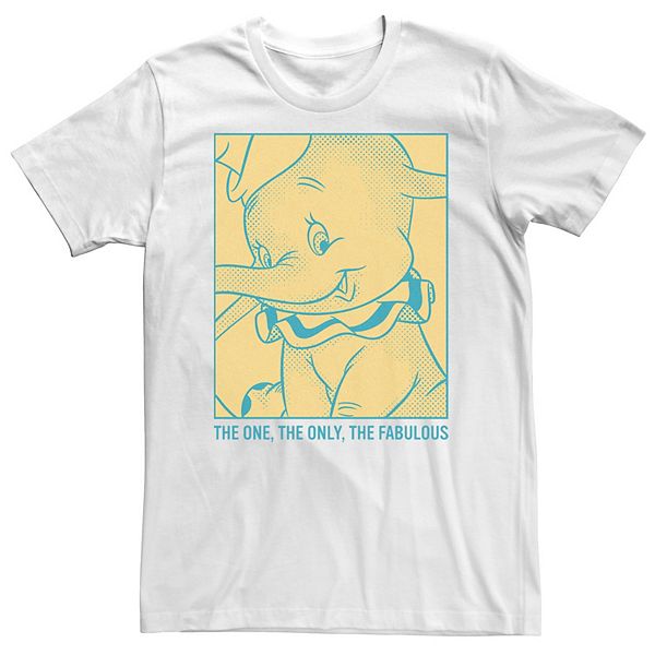 

Футболка Big & tall Dumbo the one the only the fabulous retro poster Disney