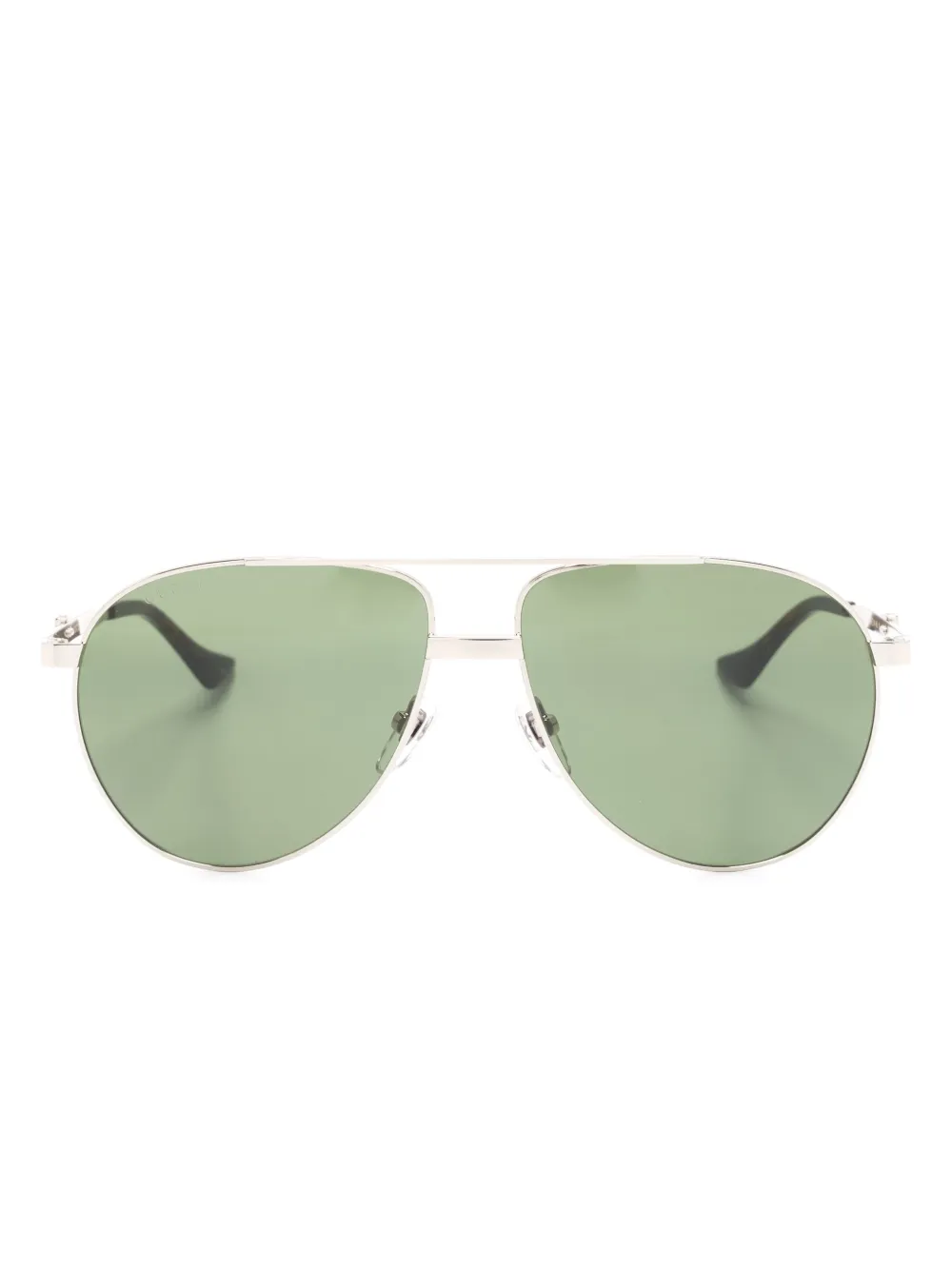 

Солнцезащитные очки в массивной оправе с логотипом Gucci Eyewear, коричневый