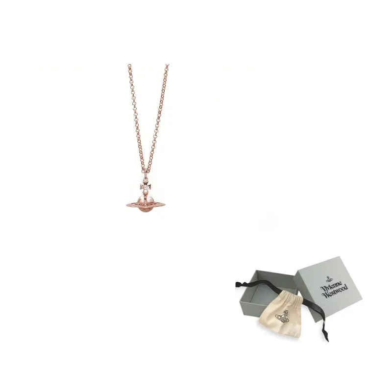 

Латунное ожерелье для женщин Rose Gold Vivienne Westwood, розовое золото