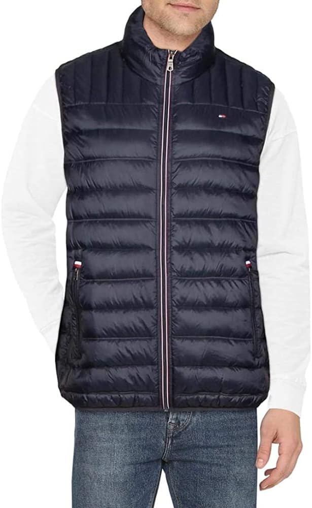 Легкая мужская куртка-пуховик Tommy Hilfiger, Midnight