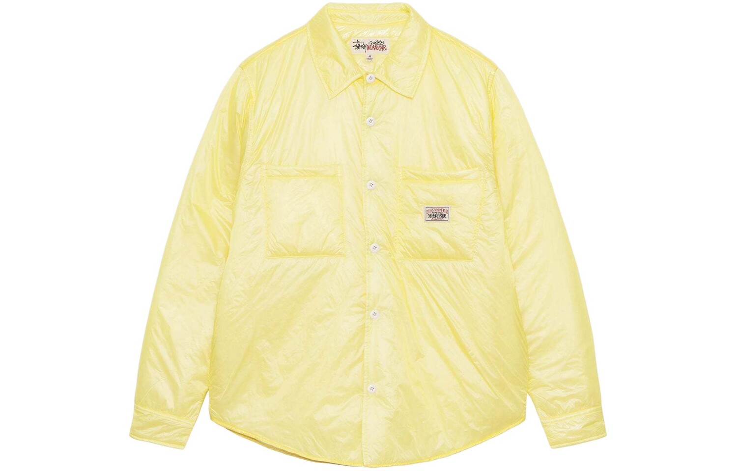 

Куртка-рубашка с нашивкой-логотипом Stüssy Stussy, желтый