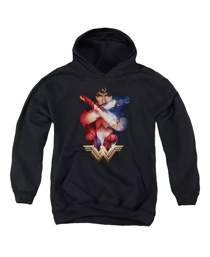 

Толстовка с капюшоном Movie Youth со скрещенными руками Wonder Woman, черный