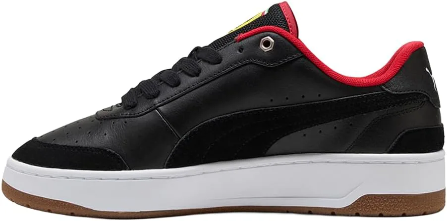 Мужские кроссовки PUMA Scuderia Ferrari Ca Match с шнуровкой, повседневные - красные, черный — фото 3