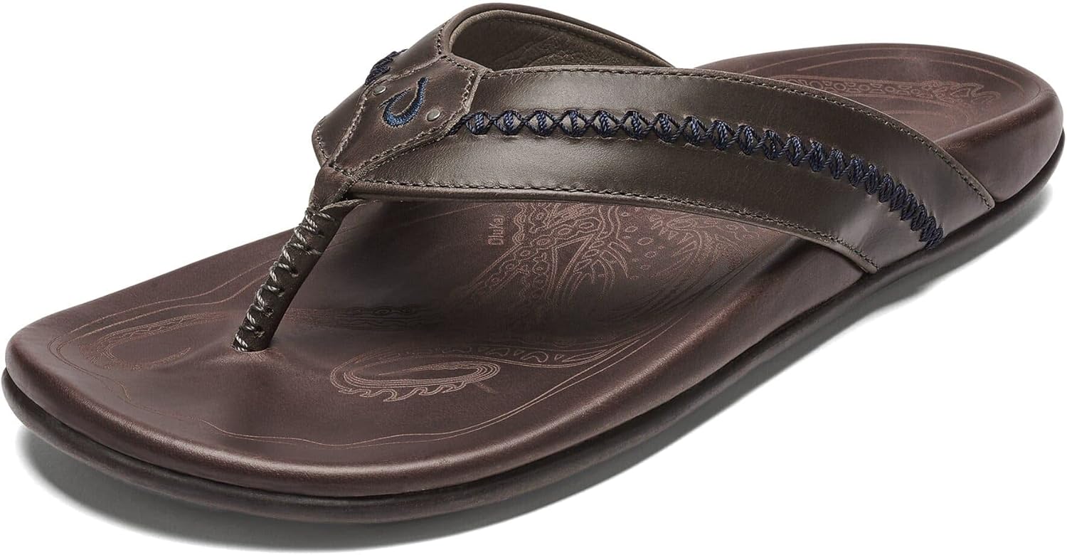 

Мужские кожаные пляжные сандалии OLUKAI Mea Ola