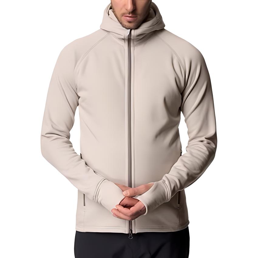 

Толстовка PowerHoudi Fleece мужская Houdini, светло-коричневый серый