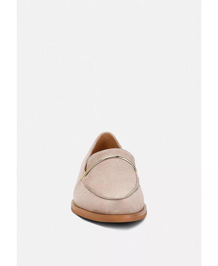Женские лоферы Paulina Slip On из замши Rag & Co, загар/бежевый — фото 4