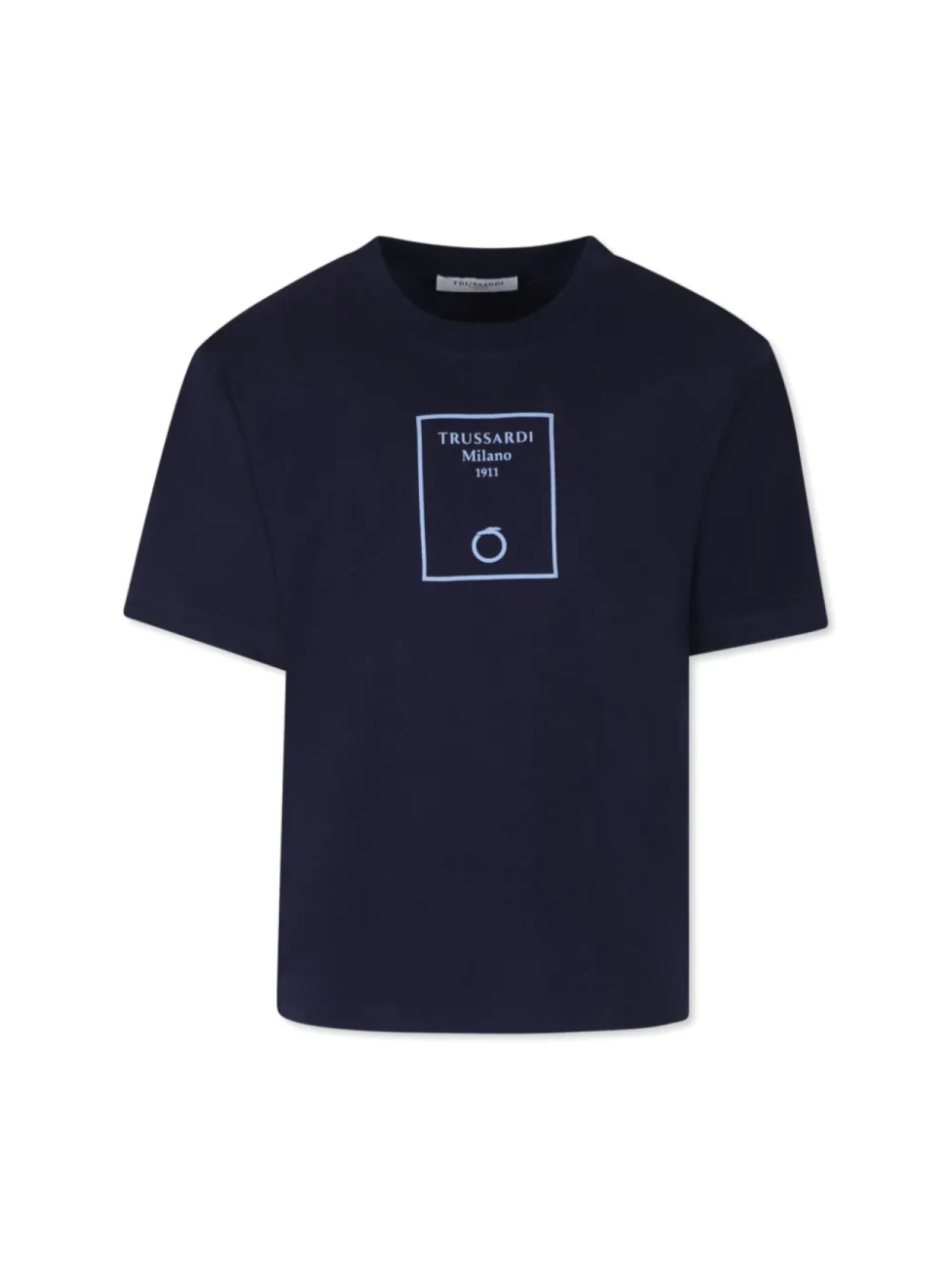 

Футболка хлопковая TRUSSARDI JUNIOR, синий
