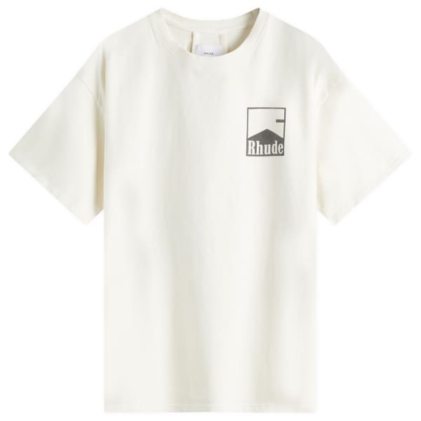 

Футболка с шевроном Rhude, белый