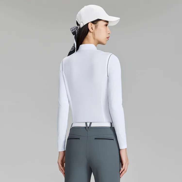 Женская одежда для гольфа PRO DESCENTE, WT-White — фото 4
