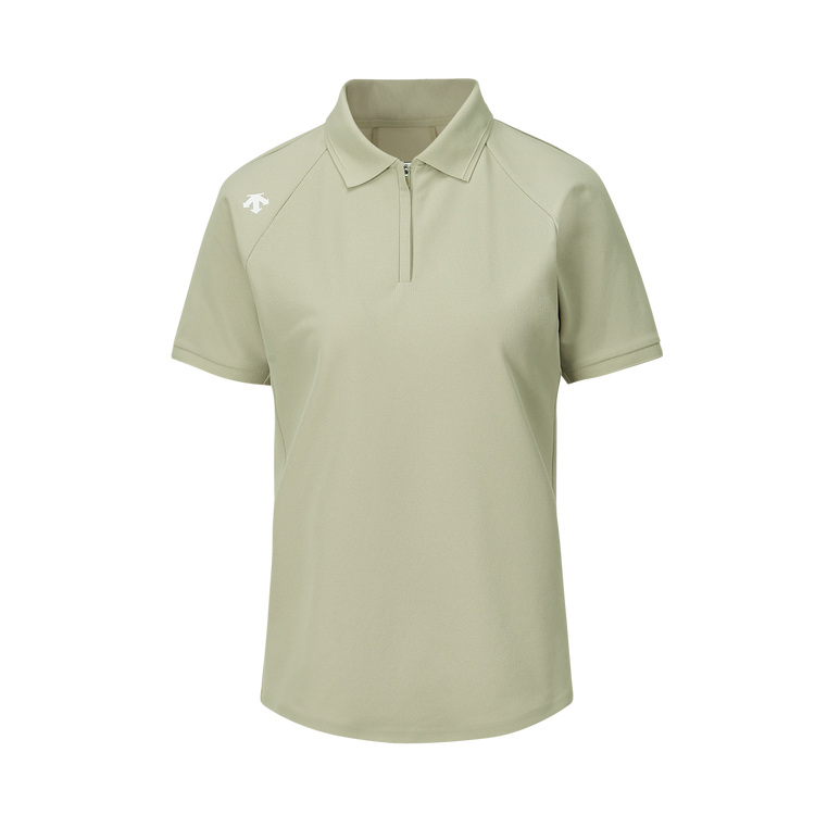 

Женская поло с коротким рукавом Training Series DESCENTE, серый