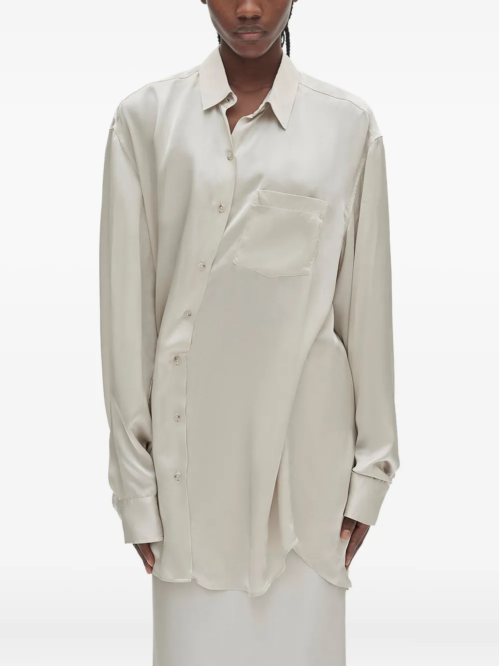 

Рубашка Elisabeth с длинными рукавами Ann Demeulemeester, нейтральный