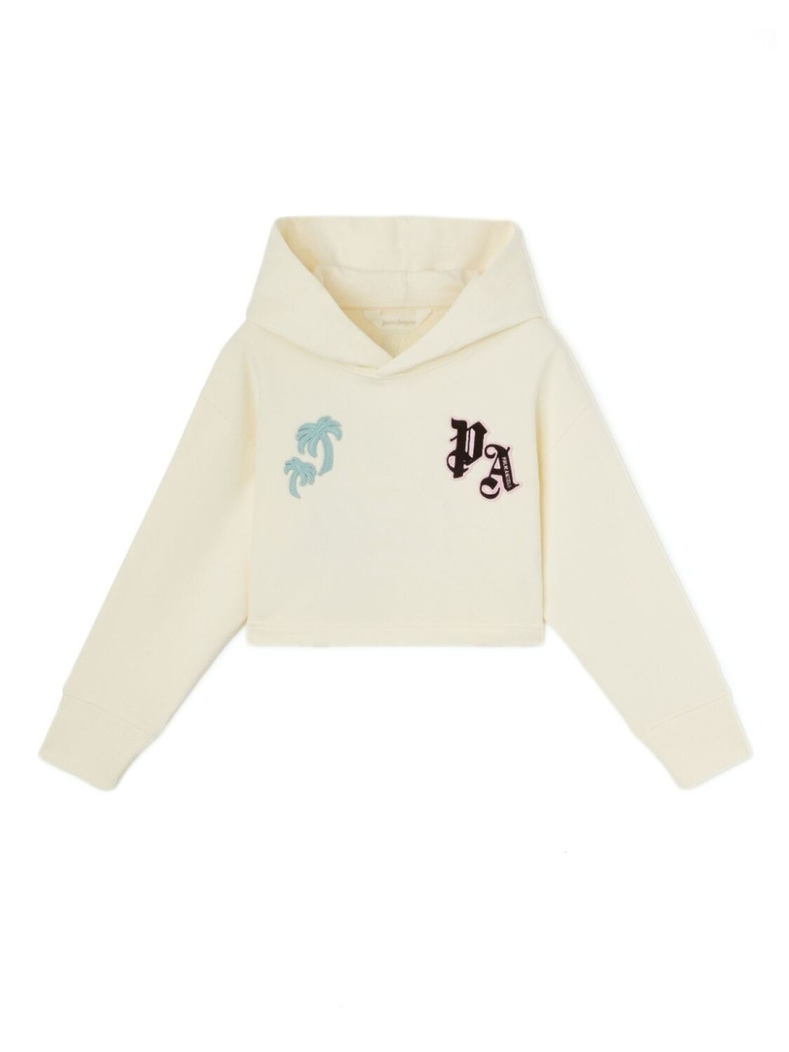 

Palm Angels Kids худи с принтом, нейтральный цвет