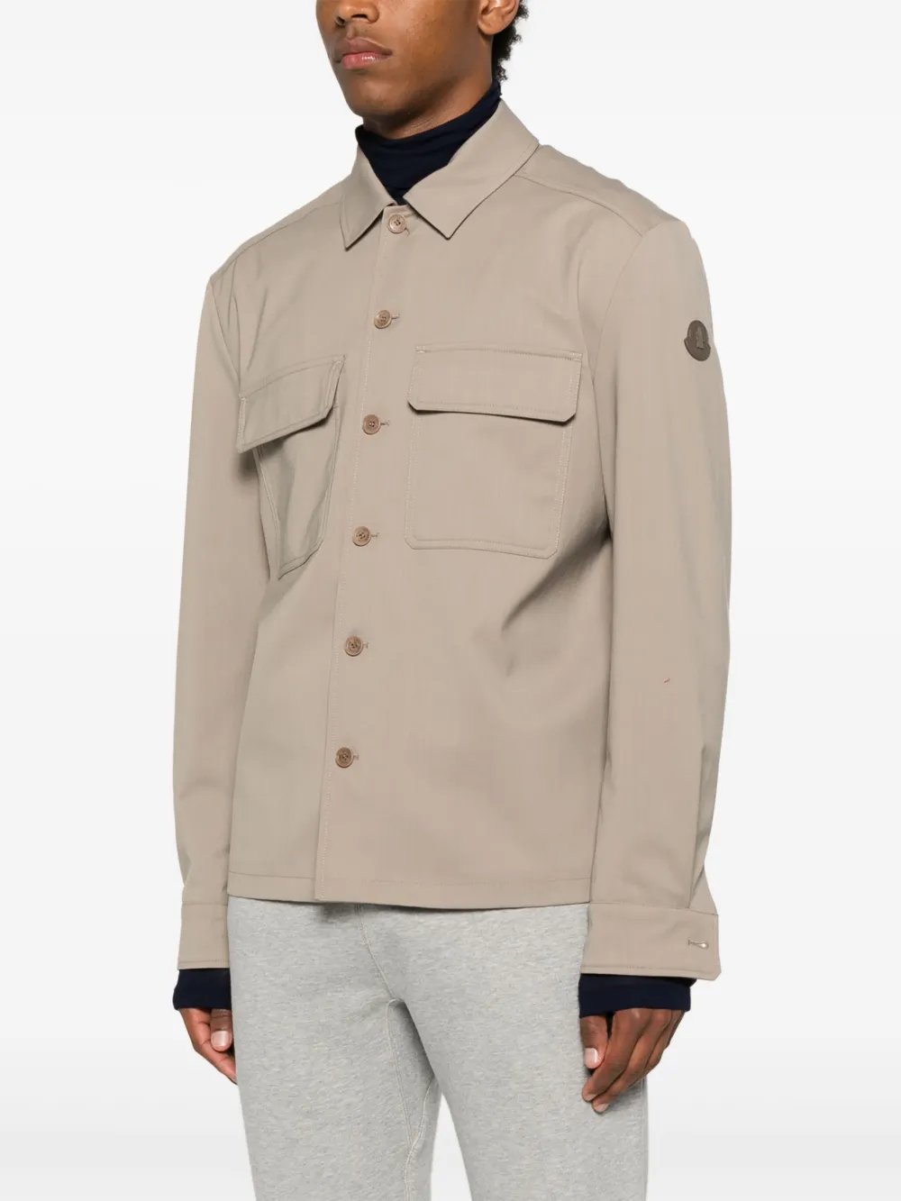 Двусторонняя куртка MONCLER, нейтральный — фото 3