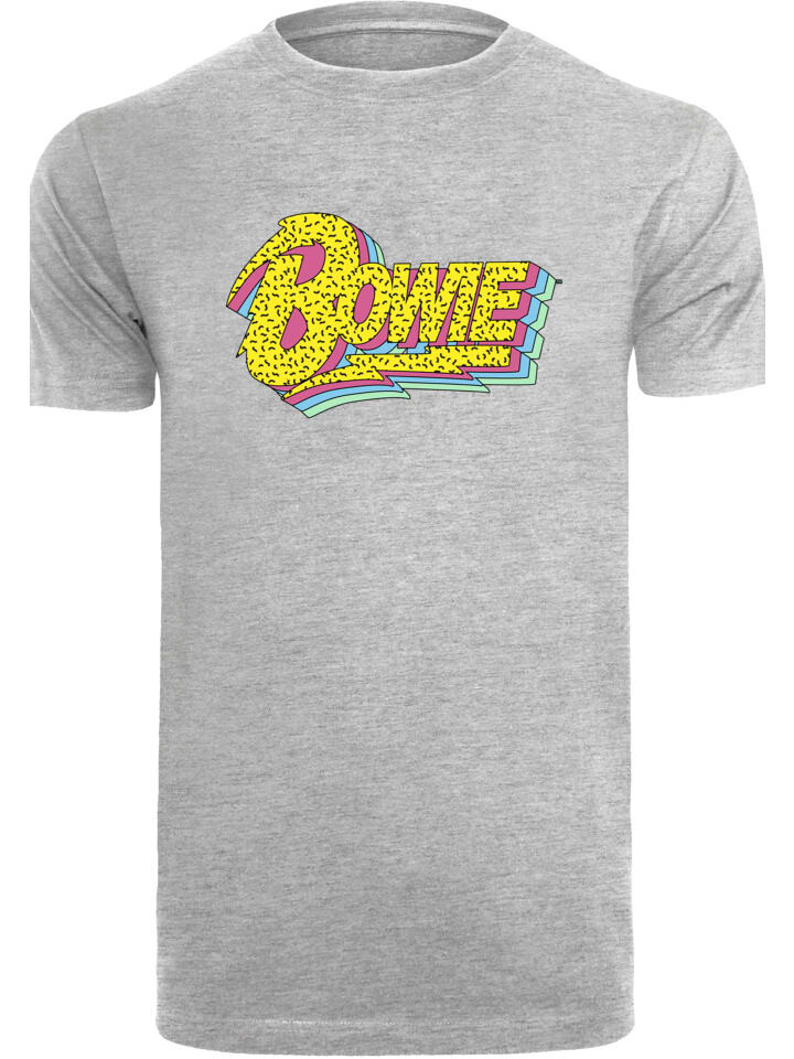 

Футболка F4NT4STIC David Bowie Moonlight 90s Logo, пестрый серый